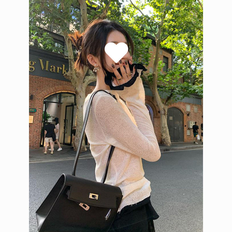 デザインニッチな白い長袖トップス新しいスーツ女性のための 2025 秋人気のハイウエストスカート 2 点セット|undefined