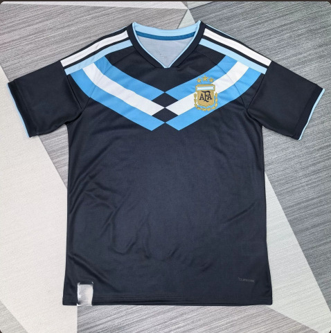 2627 Camiseta de fútbol de la Copa del Mundo Argentina Brasil Francia España Noruega Inglaterra camiseta de mangas cortas image 12
