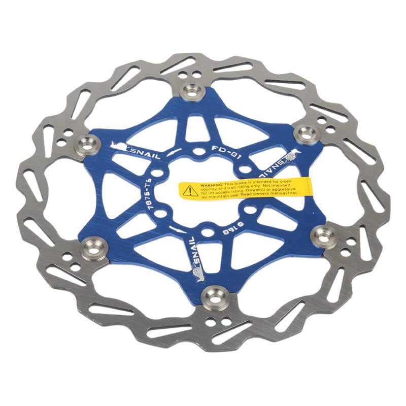 SNAIL Горный велосипед охлаждающий плавающий диск Сверхлегкий шестигранный тормозной диск 160/180/203mm