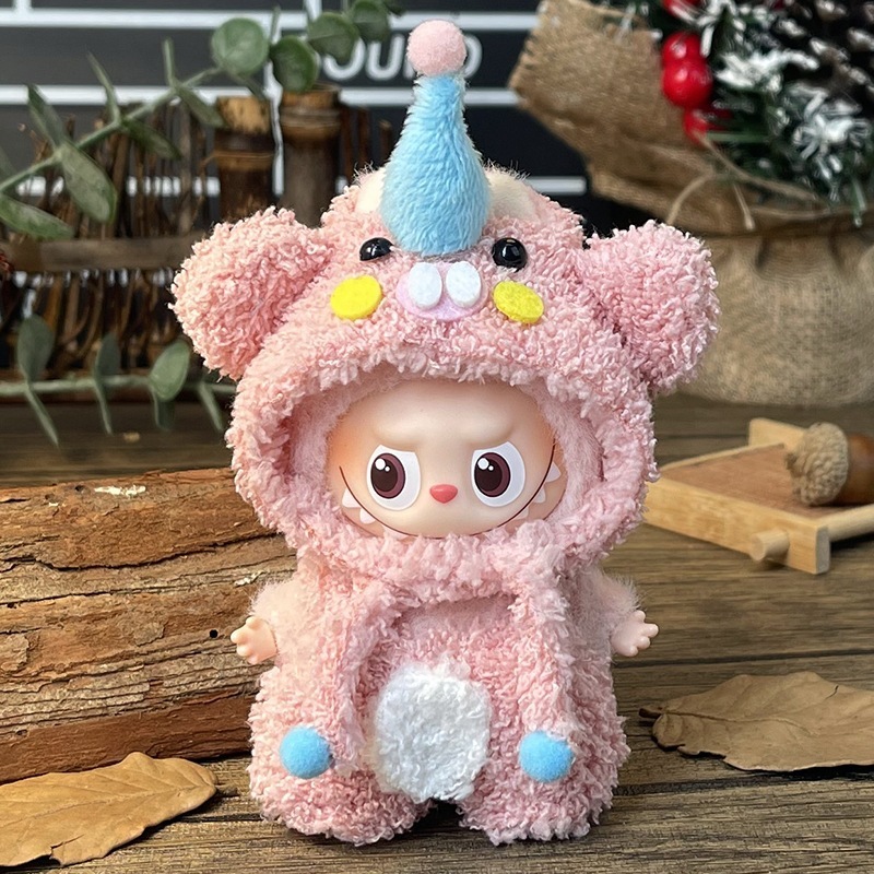 仅衣服适用4代迷你版拉布布4.0娃衣mini版Labubu四代衣拉布布娃衣|undefined