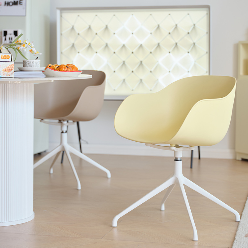 Casual Home Accessible Luxury Normcore Conference Training Chair Office Computer Chair Leisure Backrest Plastic Dining Chair Staff Swivel Chair