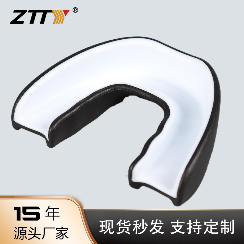 Factory Direct Sales Boxing Mouth Guard Sanda Fighting Fighting Training Muay Thai Taekwondo Professional Sports Mouth Guard Braces