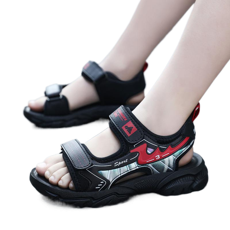 Sandalias para niños 2023 nuevos zapatos de verano para niños zapatos de playa suaves para niños sandalias deportivas con cojín de aire para niños grandes image 5