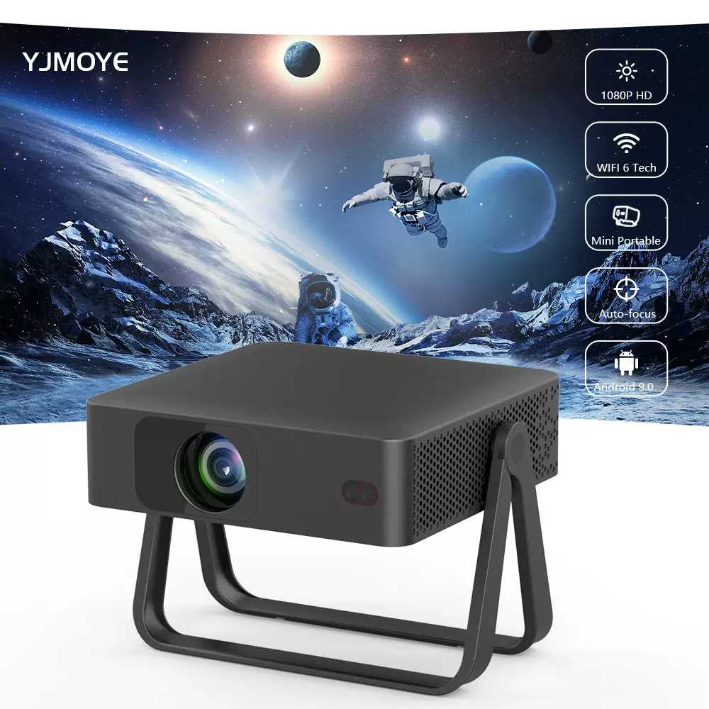 高清投影仪R2便携式家用超自动对焦迷你投影机跨境直供跨境热销