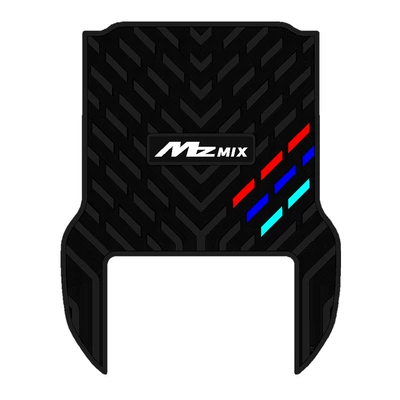 Suitable for No.9 Mz110 Electric vehicle foot mat - no-9-mz110-widened-black-with-black-edges-rubber-zhang
