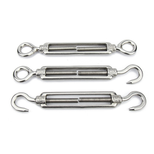 304 stainless steel turnbuckle screw wire rope tensioner turnbuckle bolt lock