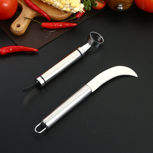 Double-headed pomegranate cutting tool, creative stainless steel grapefruit knife, kitchen small tool orange peeler, fruit opener, wholesale