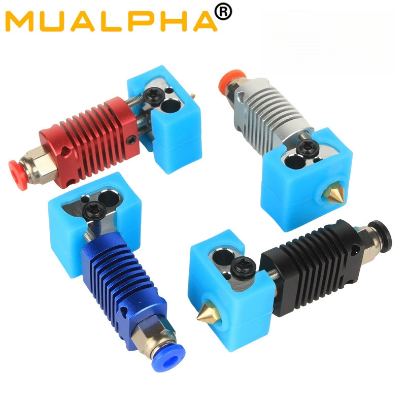 Аксессуары для 3D-принтеров Комплект сопел CR10 Ender3 Комплект экструзии удаленной печатающей головки 1,75 мм