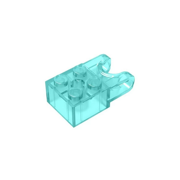 [92013] 2x2 spherical link transparent blue 1