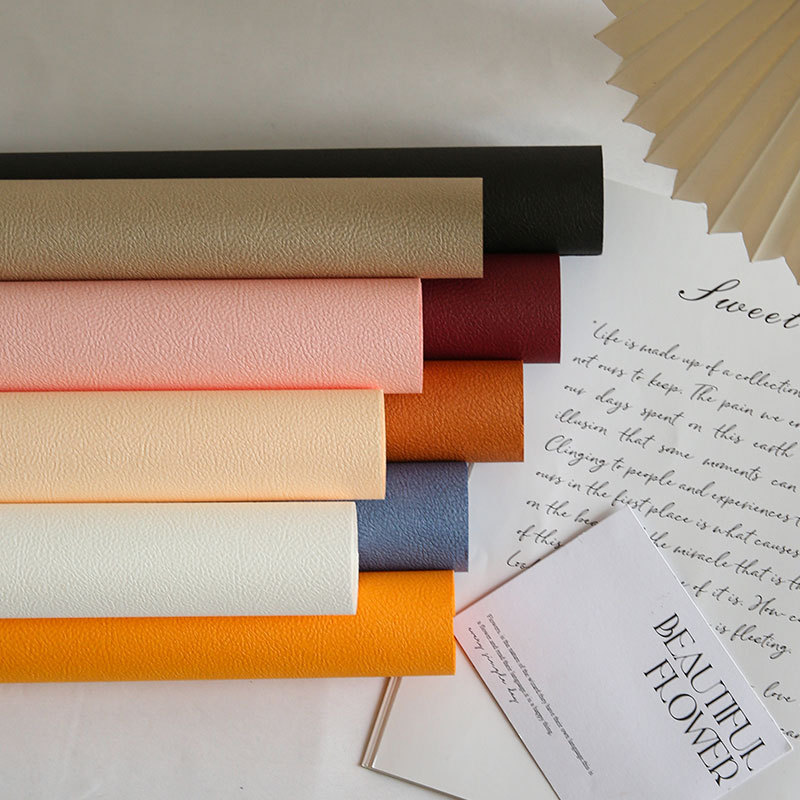 Huaxi cordero papel de relieve de rollo de flores flores de regalo de alta calidad de papel florista de color sólido hecho a mano