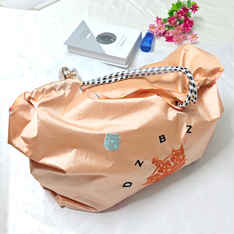 新款牛津布大容量购物袋便携手拎包腋下托特包礼品袋精美刺绣