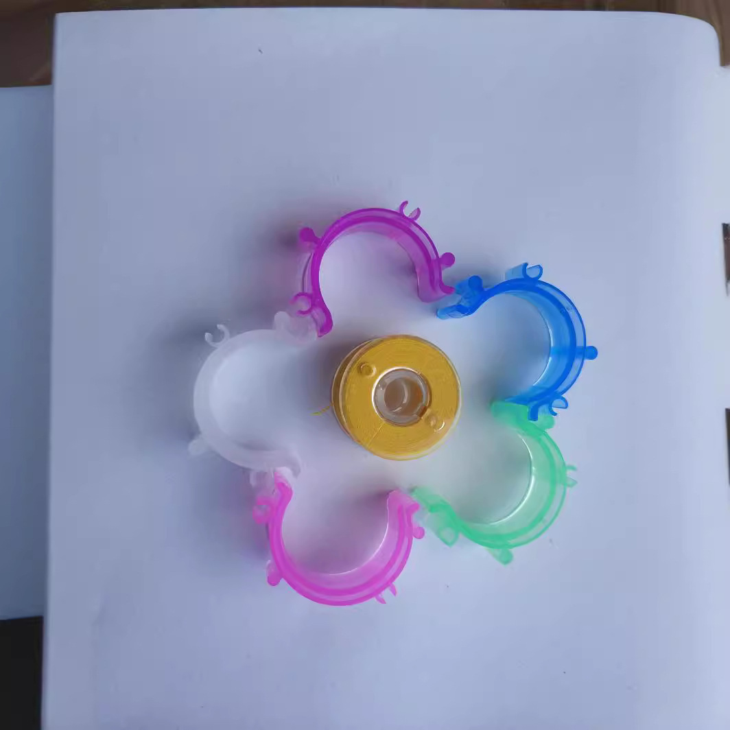 Abrazadera de recogida de bobina de plástico, abrazadera de almacenamiento de núcleo, anillo de bobina combinado, anillo de bobina, clip de fijación de carrete, anti-caída