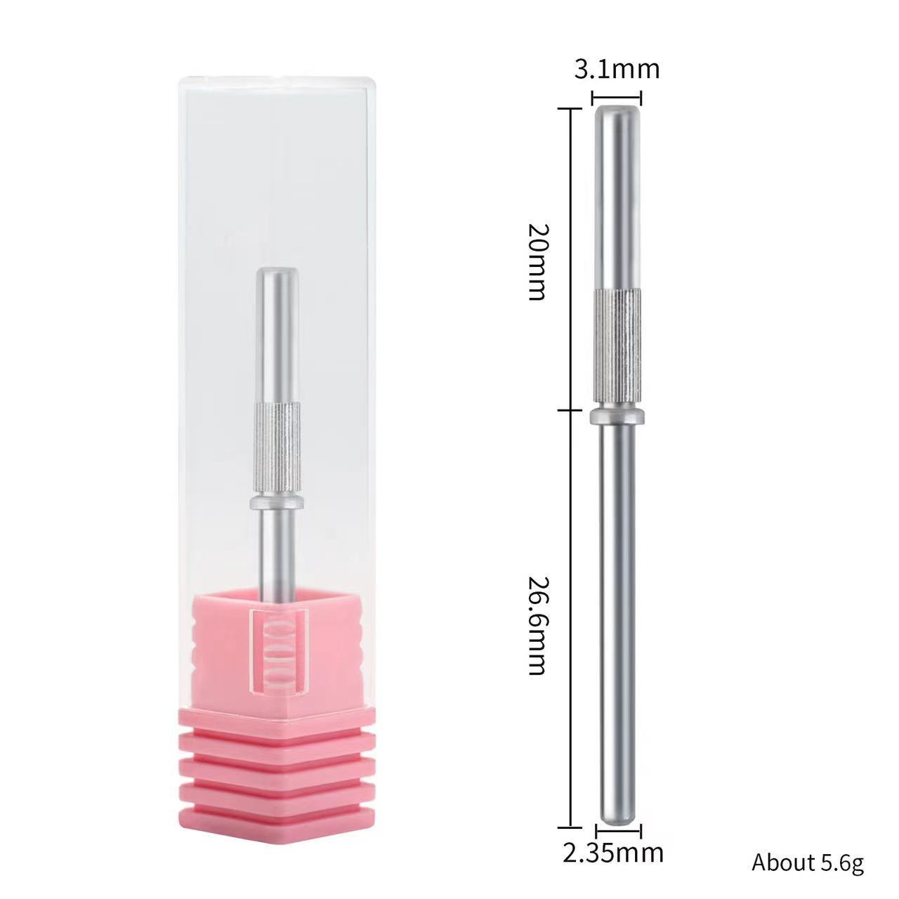 Unidad de arena de uñas de 20 mm alargada multiespecificación especial en caja y bolsa pequeña unidad de arena de uñas