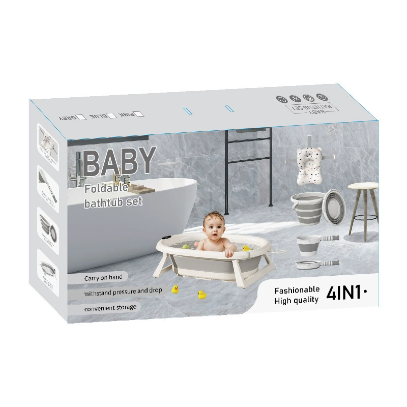 Детская стойка для ванны Нескользящая стойка для ванной Детская кровать для ванны Универсальная силиконовая ванна для новорожденных Магия