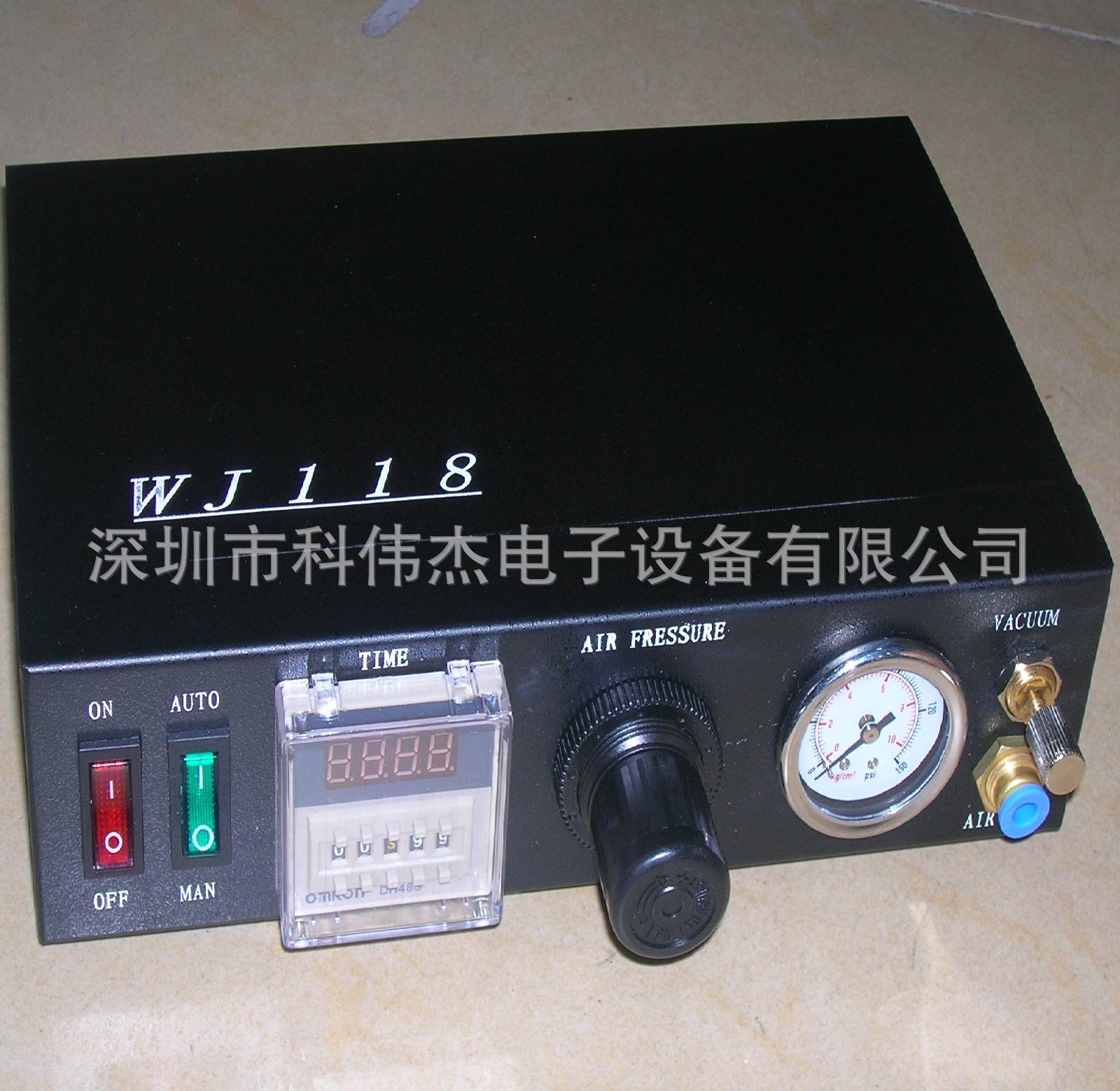 供应WJ118伟杰数显精密定量点胶机大功率锡膏点胶机硅胶点胶机