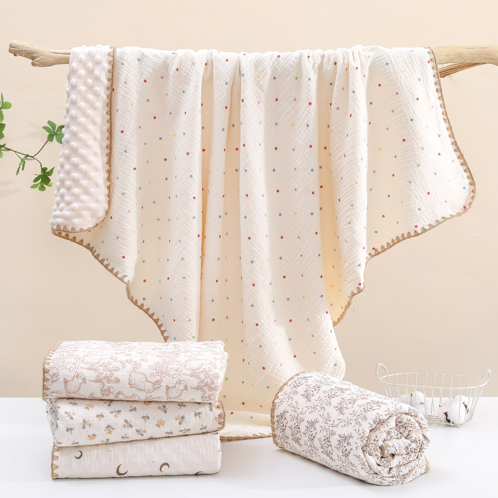 사계절 어린이 콩 담요 아기 담요 에어컨 이불 어린이 이불 유치원 낮잠