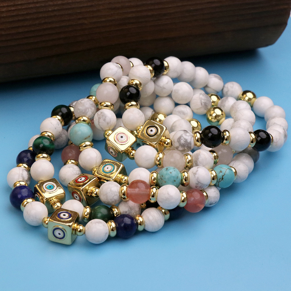 Fashion Eye Copper Enamel Bracelets 1 Piece