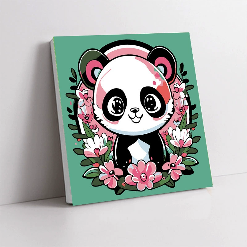 Handmade Acrylic Canvas Art Print, Square 20×20 / 30×30 cm, Sealed Backing, Giftable Designs