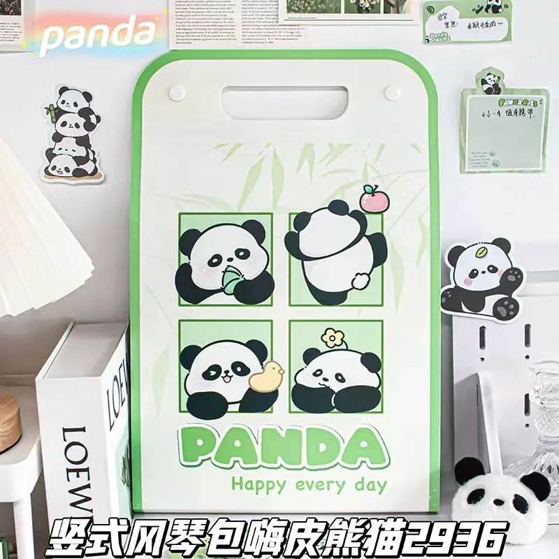 Carpeta de bolsa de panda, bolsa de archivo multicapa, alta calidad, gran capacidad
