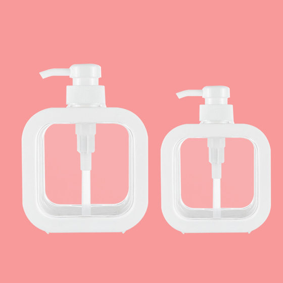 Visible and transparent press hand sanitizer perfume emulsion sub-bottled detergent empty bottle shower gel travel sub-bottled
