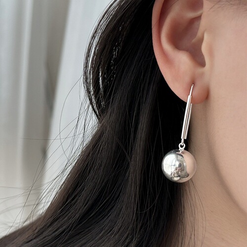 Ball Earring Hook for Women, Retro Fashion Personalized 