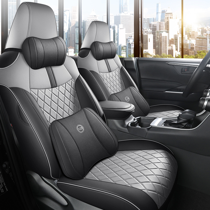 Modelə uyğun (Original) oturacaq örtükləri – Toyota RAV4 Seat Cover - glossy-6d-3d-carbon-fiber-black-20-24rav4
