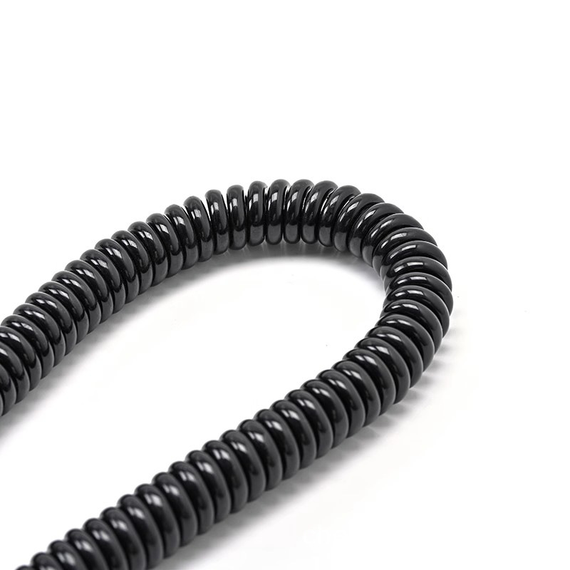 M12 트럭 반전 이미지 스프링 라인 항공 헤드 4 방향 모니터링 연결 라인 카메라 비디오 신호 연장 라인