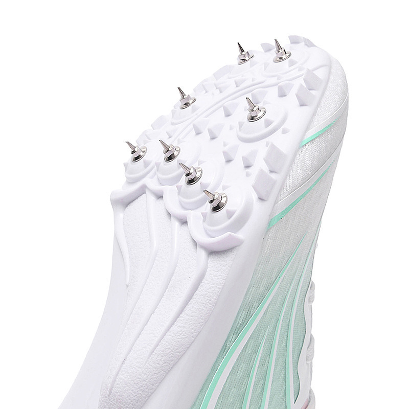 Zapatillas de Atletismo con Clavos Suela TPU Transpirable y Antideslizante para Pistas