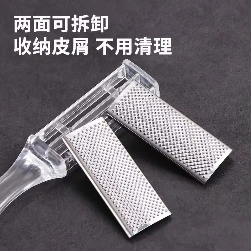 Double-sided foot rubbing artifact to remove dead skin pedicures to…