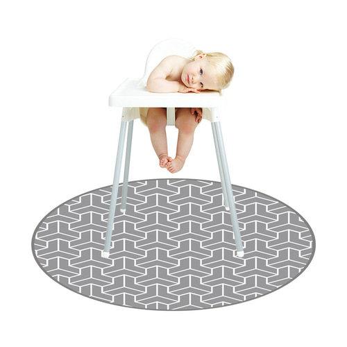 Baby non-slip floor mat high dining chair mat picnic mat table mat waterproof thickened baby round play mat crawling mat