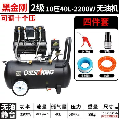 Otus High-Power Oil-Free Silent Hava kompressorları - copper-40l-2200w-smart-10kg