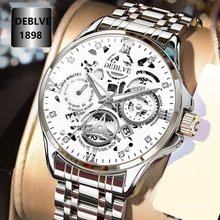 老人手表男士中老年人女士机械大数字对表夫妻爸爸妈妈款防水石英