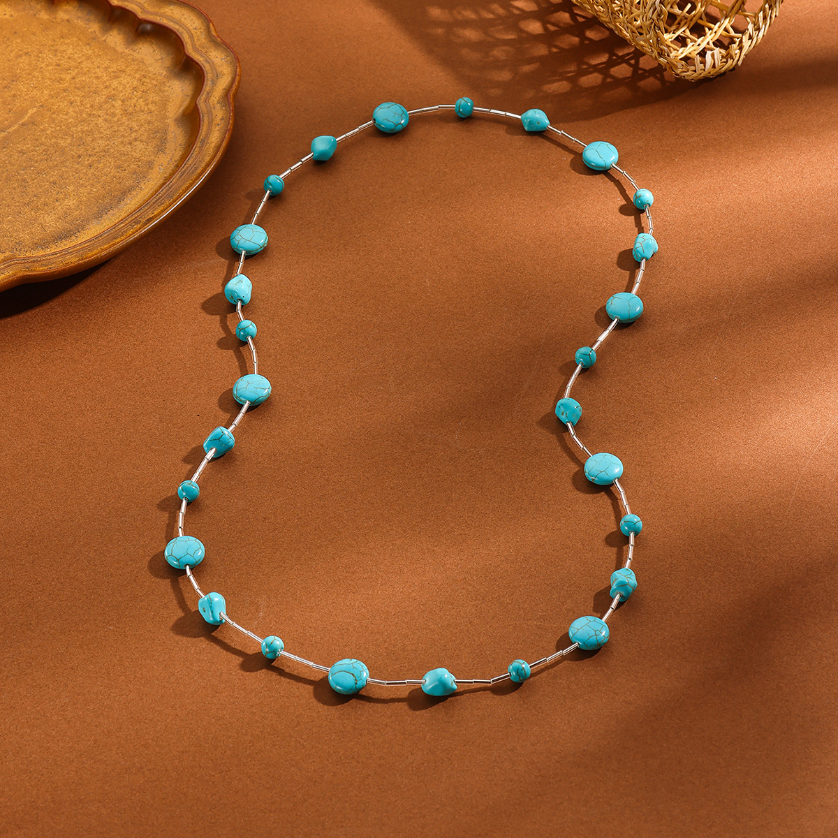 new products autumn and winter simple long crystal new Chinese style new sweater chain long necklace_voghion.com
