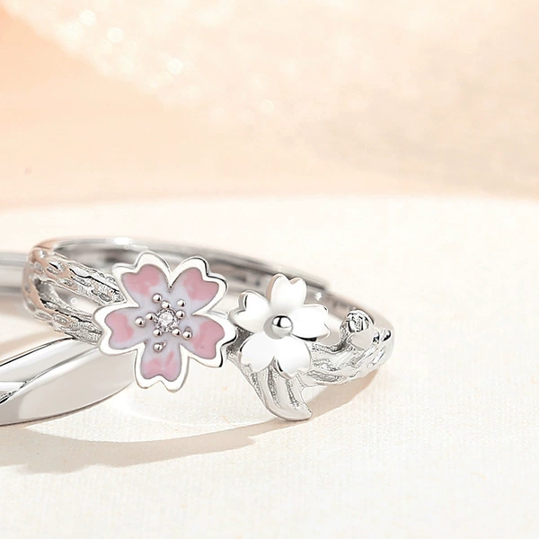 JZ-385-Sakura Ring at Mount Fuji-Women's Style
