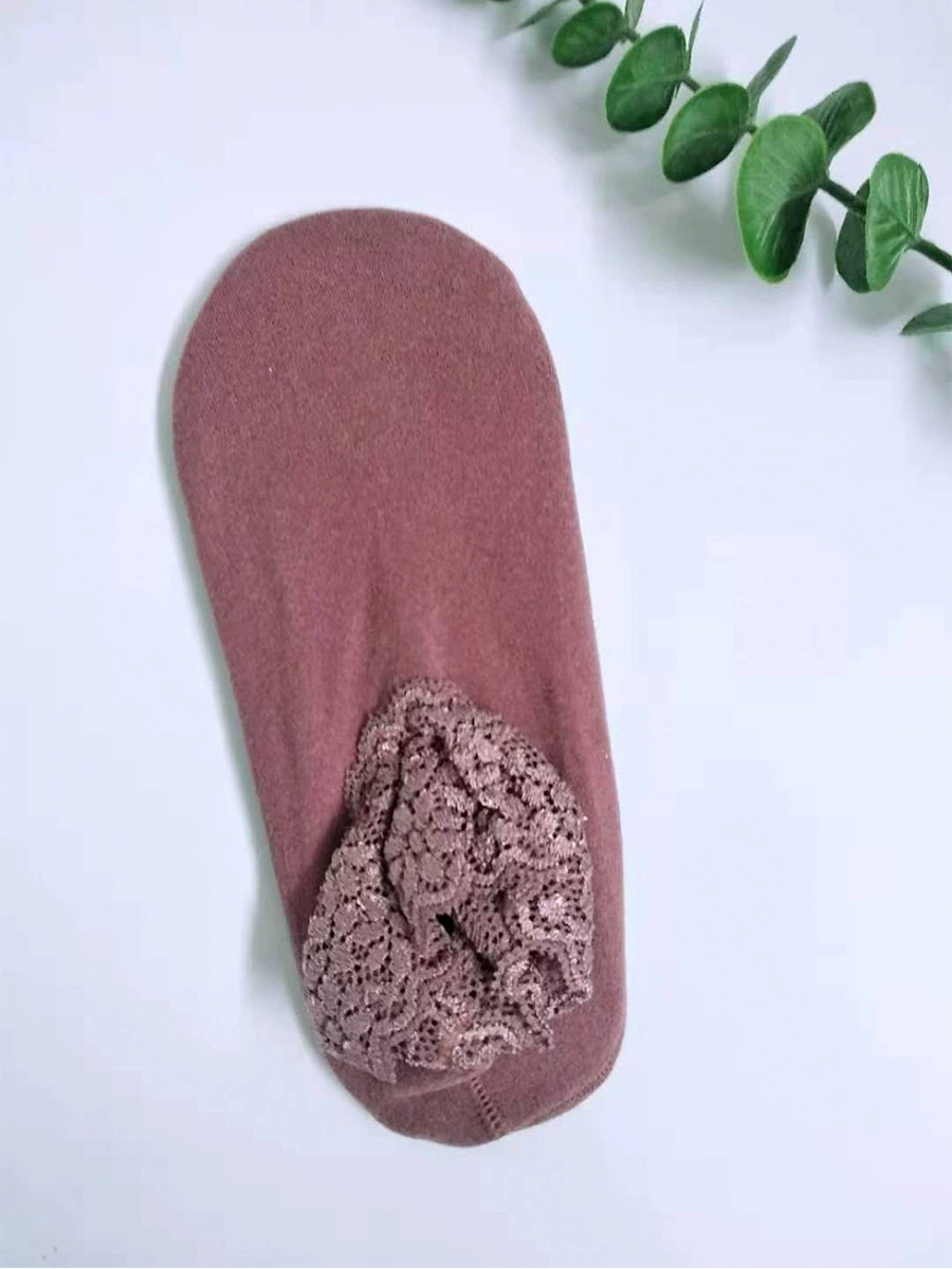 Кружевные ажурные чулки женские, домашние чулки, осень-зима, чистый хлопок, плотный бархат, теплые свободные носки на пол, оптом