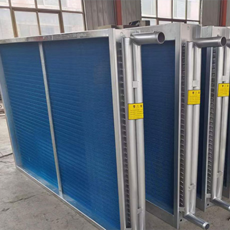 铝翅片换热器铝翅片导热油烘干散热器管翅式空气热交换换热器