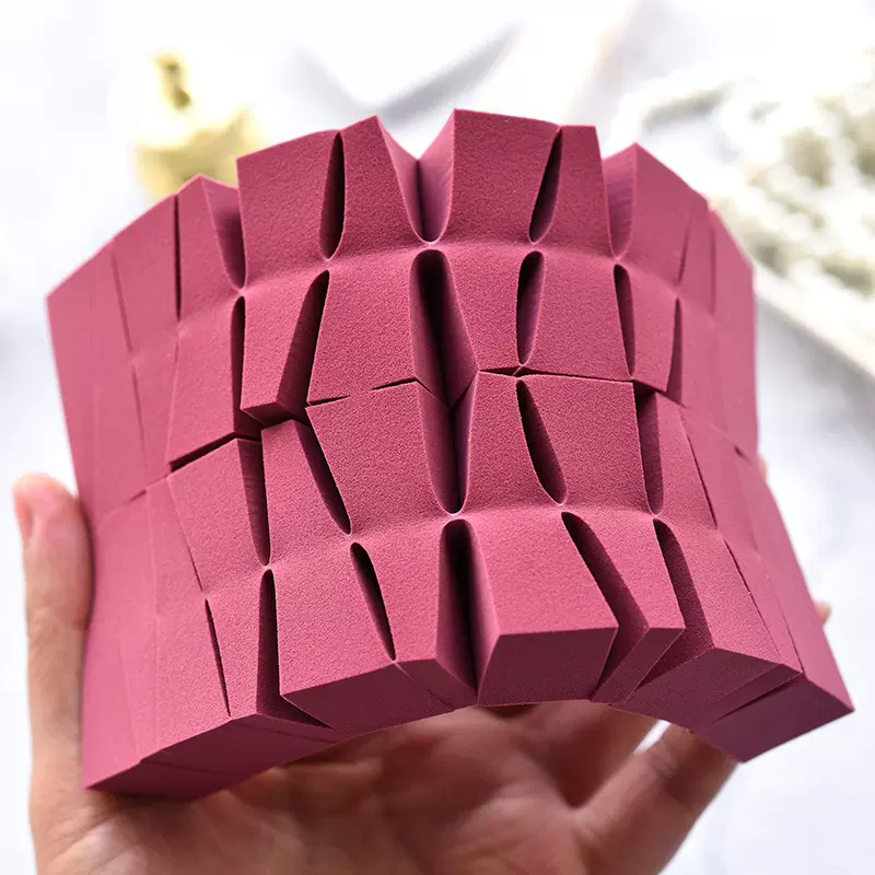 24切抹茶三角粉扑海绵蛋彩妆美妆化妆棉粉底液气垫上妆葫芦定妆