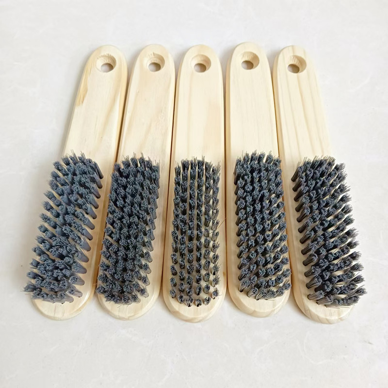 cepillo de zapatos de madera cepillo de zapatos de lana dura cepillo de lavandería doméstico cepillo de zapatos de madera cepillo de limpieza multifuncional cepillo de zapatos