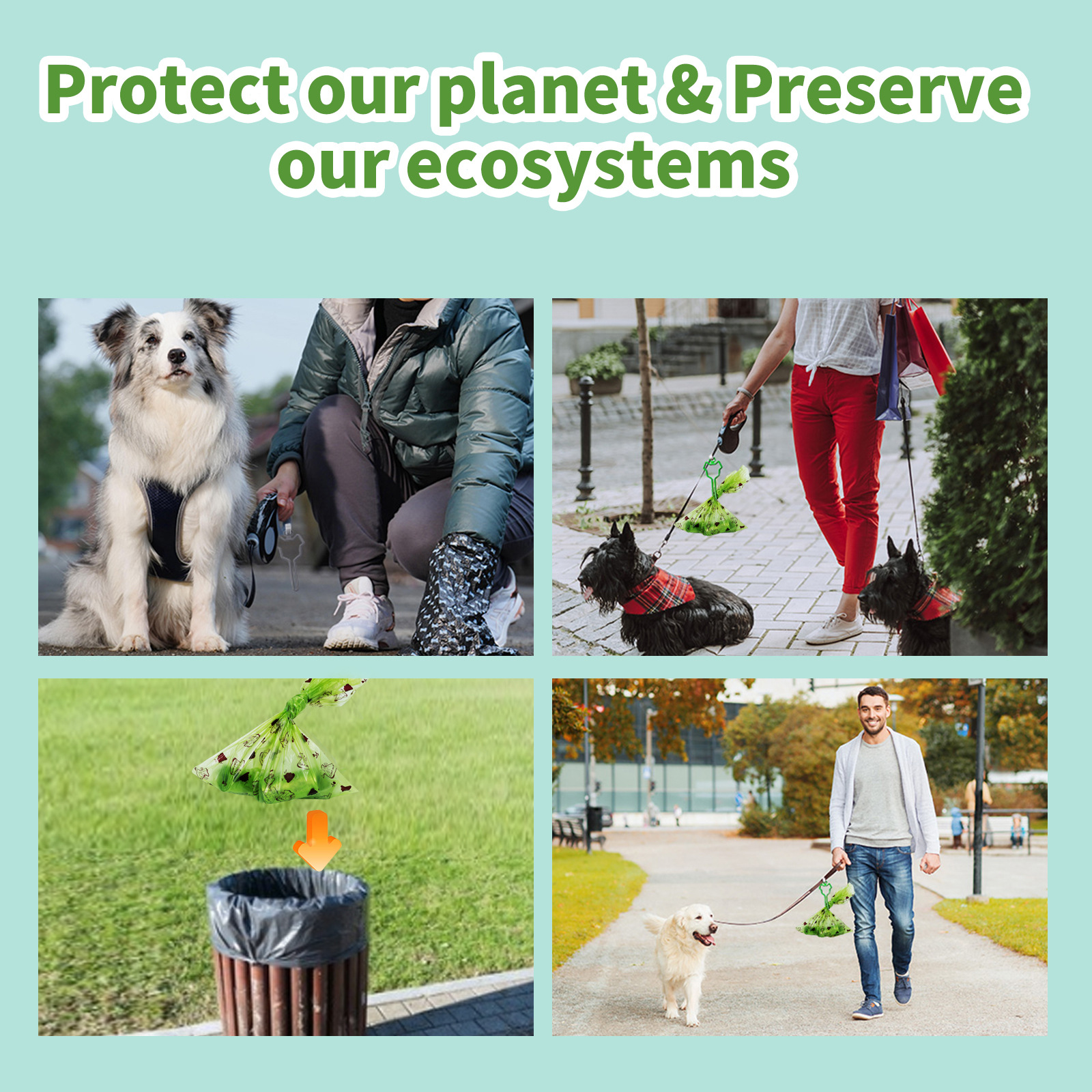 sacos de lixo para animais de estimação