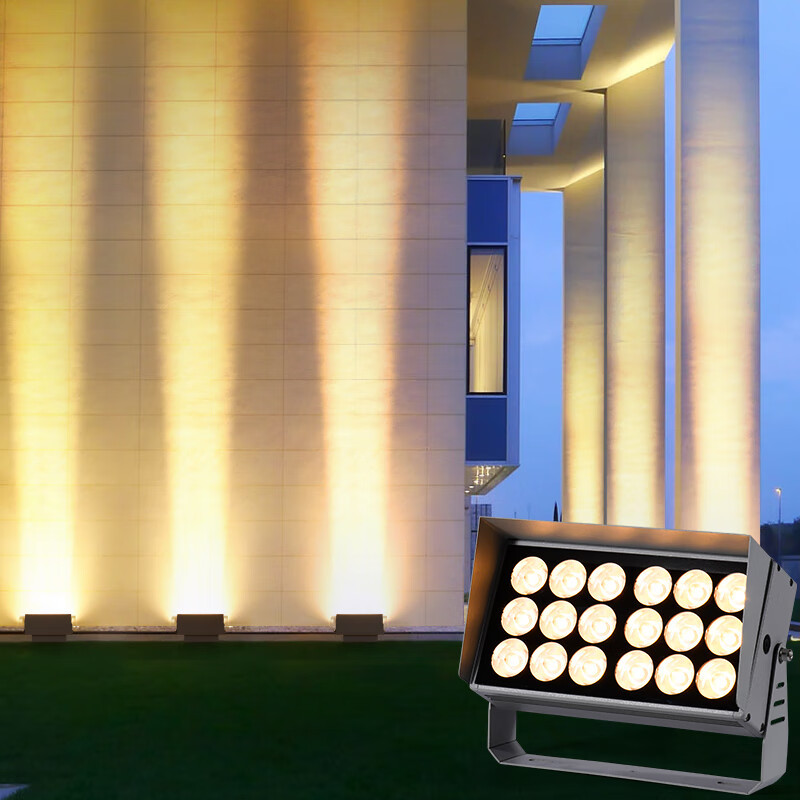 一束光led户外聚光灯酒店别墅防水亮化工程室外投射灯洗墙灯光柱