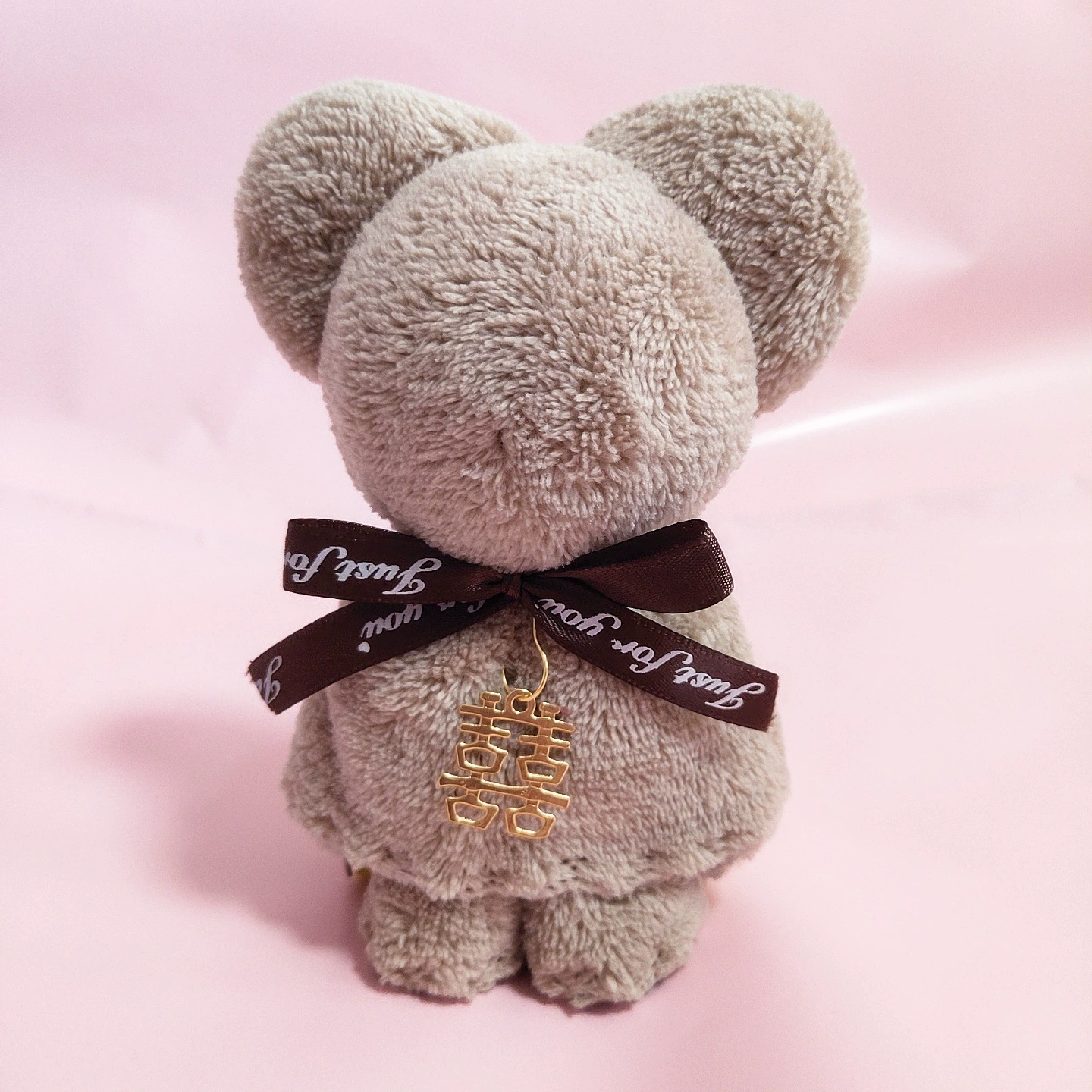 Подарочный Bear полотенце на память для компании, мероприятий, свадеб, дня рождения, детский сад, школа, май 161, открывающий подарок