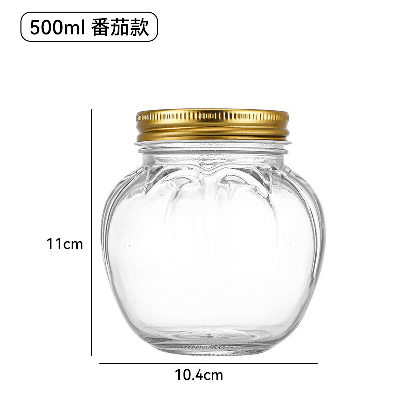 新款水果罐燕窝瓶鱼胶瓶密封罐花胶瓶酸奶瓶沙拉酱瓶玻璃罐可炖|undefined