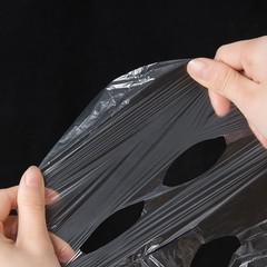 100 sheets of plastic face mask film, transparent and ultra-thin face mask sheet, specifically designed for beauty salons, preserved in plastic wrap.