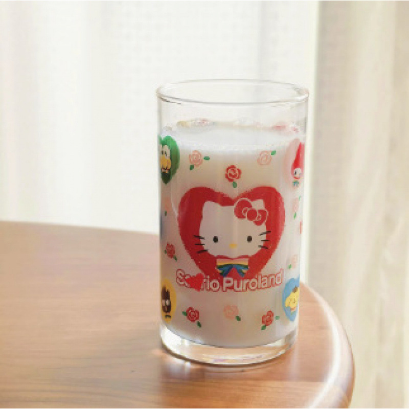 可爱猫玻璃杯卡通高颜值冷饮果汁牛奶咖啡喝水杯子|undefined