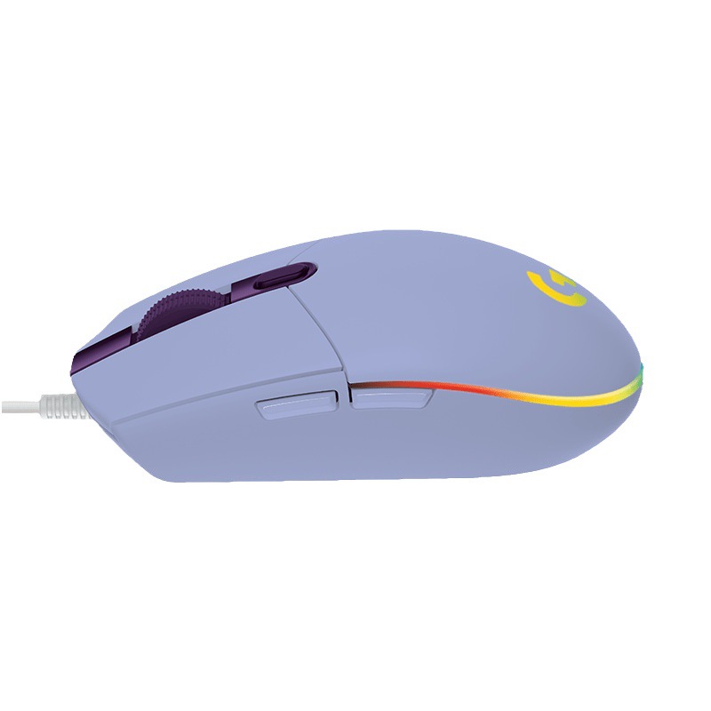 Logitech (G)G102 segunda generación con cable ratón para juegos RGB streamer efecto de luz ratón diseño ligero