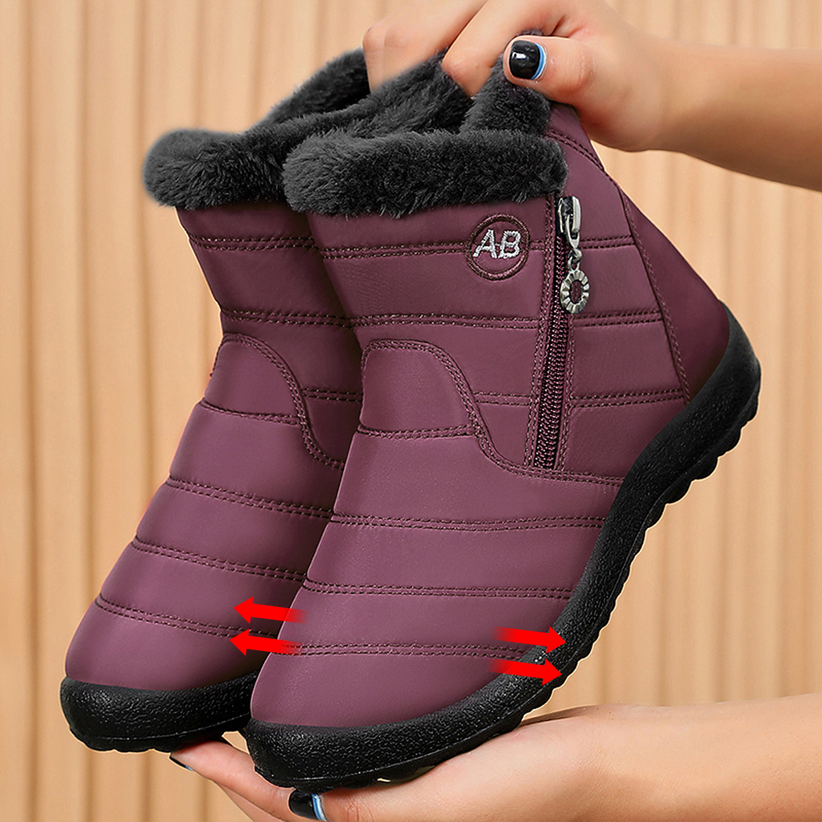 Zapatos de algodón para mujeres de invierno nuevas botas de algodón cálidas para hombres y mujeres de tamaño transfronterizo botas de nieve de poliuretano