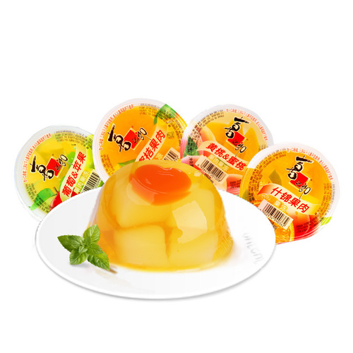 Xililang 200g Fruit Jelly Grape Apple Honey Citrus Peach Peach Assorted Fruit Jelly Manufacturer Supply Wholesale
