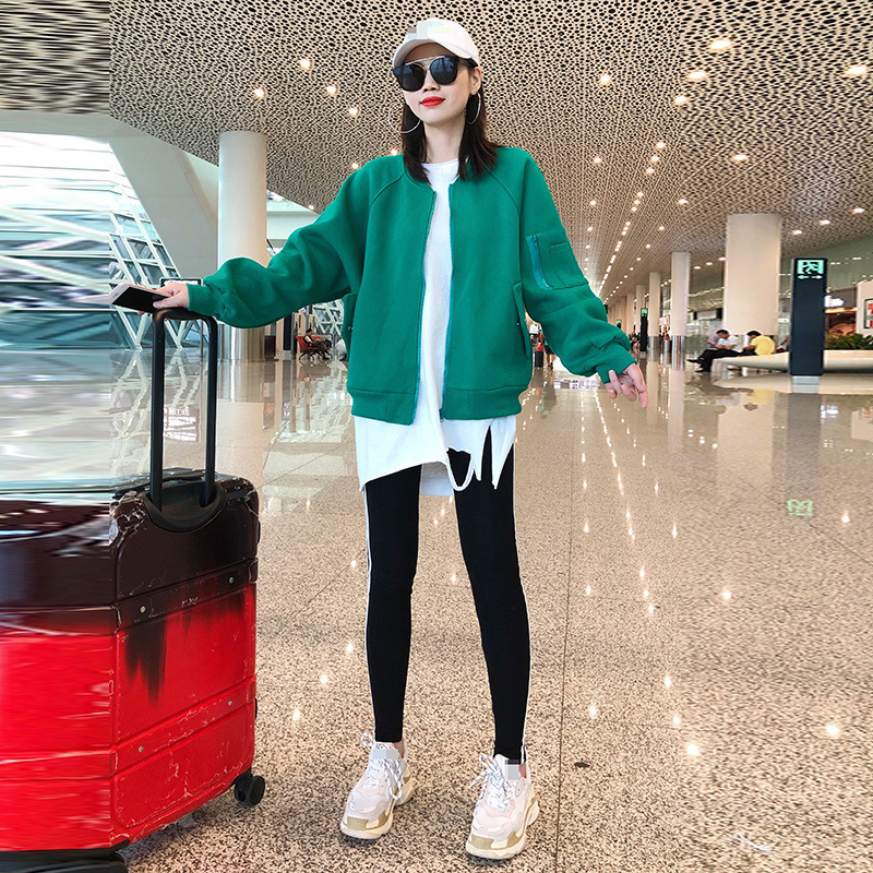 深圳2025新款南油女装欧货休闲时尚洋气夹克上衣棒球服外套女春秋