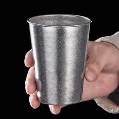 純粋なチタンのコップのビールの杯のジュースのコップの転倒防止の商用のコップの屋外のスポーツの携帯のキャンプカップピクチャーカップの冷たい飲み物のコップ