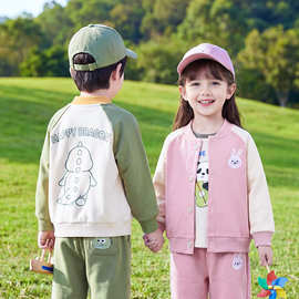 婴儿衣服休闲棒球服外套春装春秋男童女宝宝儿童小童上衣潮流